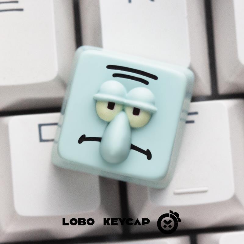 Spongebob~Series Themed Spongebob Squarepants Patrick Star Squidward Personalized Resin Art Keycaps - Image 5